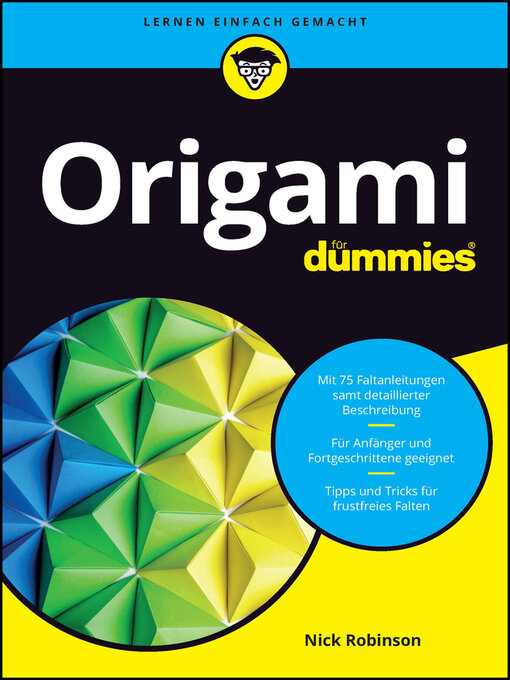 Title details for Origami für Dummies by Nick Robinson - Available